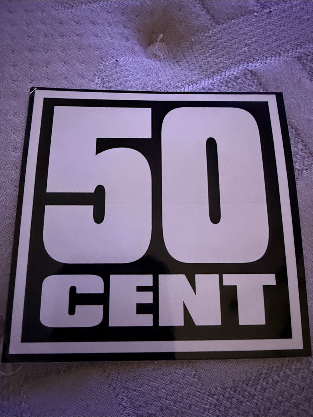 VINTAGE promotional sticker for 50 CENT GET RICH OR DIE TRYIN DR.Dre Eminem
